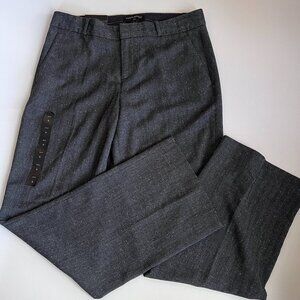 NWT Banana Republic LOGAN Trouser size 6 Dark Grey